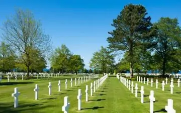 American War Cemetery in Normandy