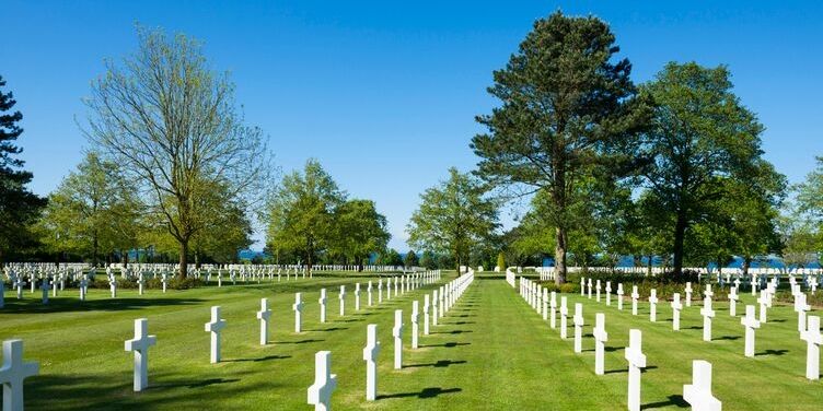 American War Cemetery in Normandy