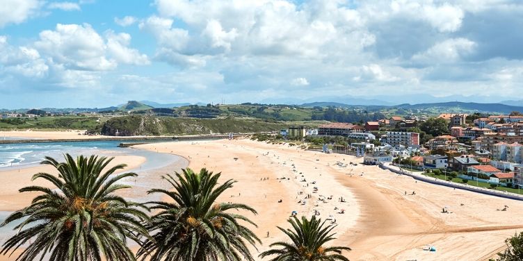 beach of Suances, Cantabria, Spain