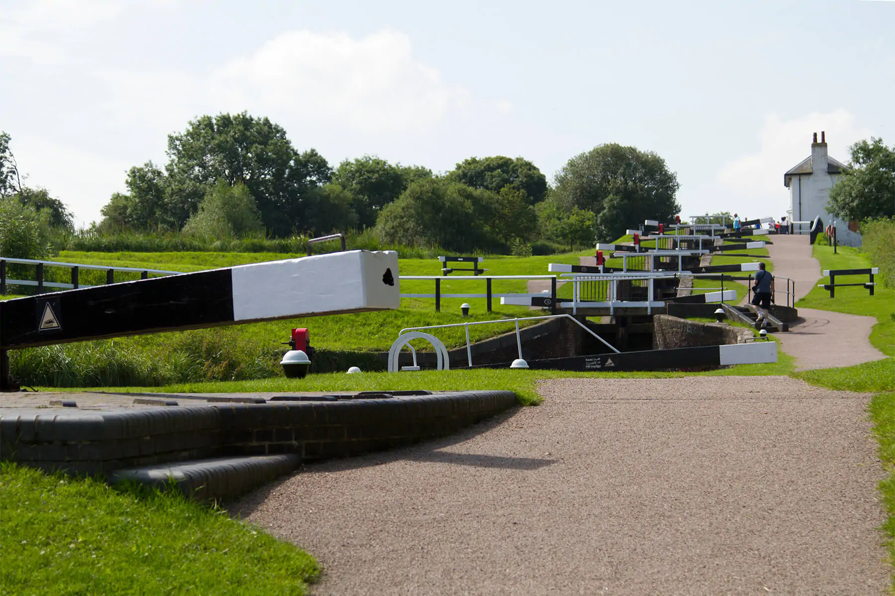 Foxton Locks in Leicestershire