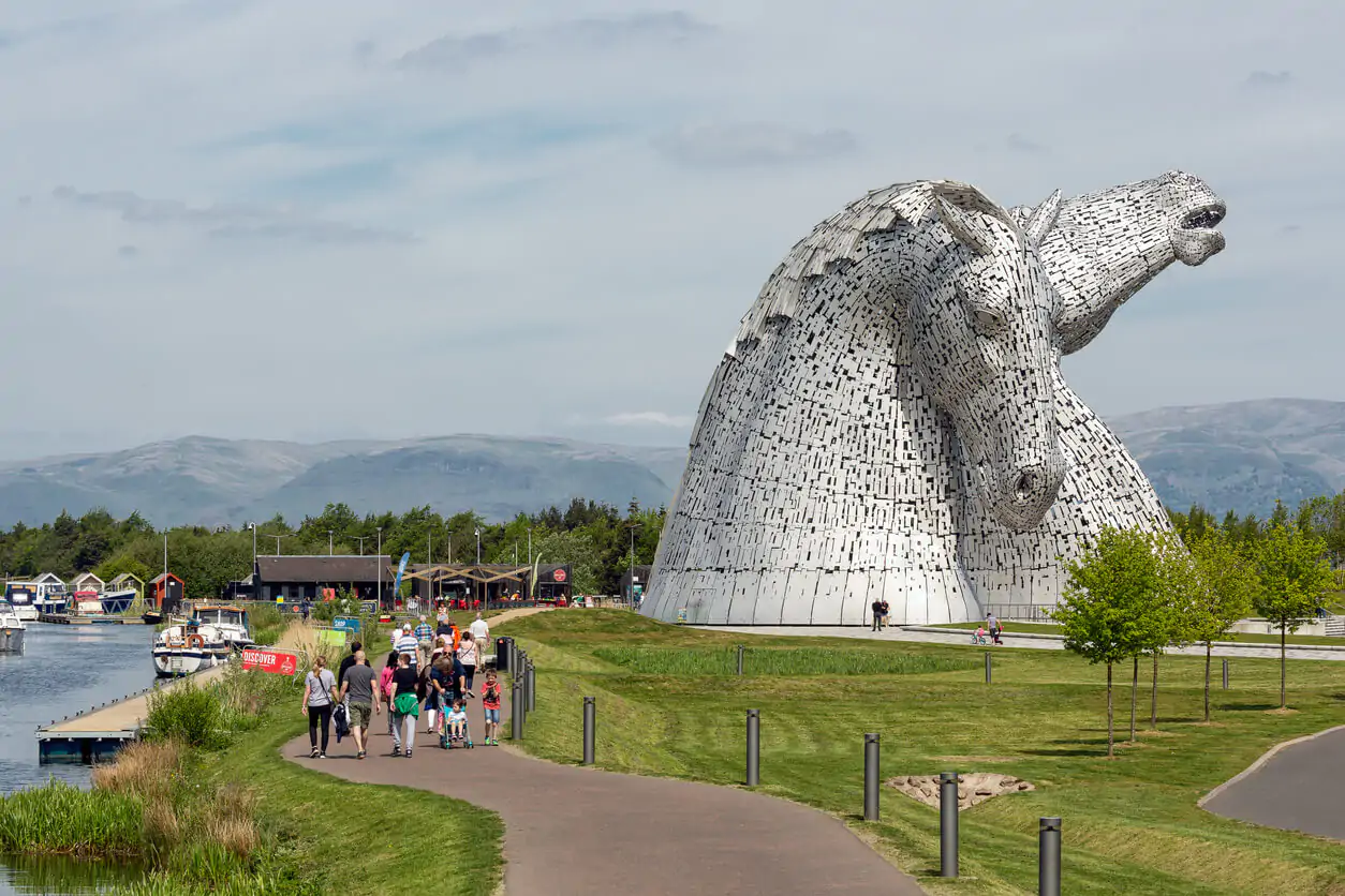 The Kelpies in Falkirk