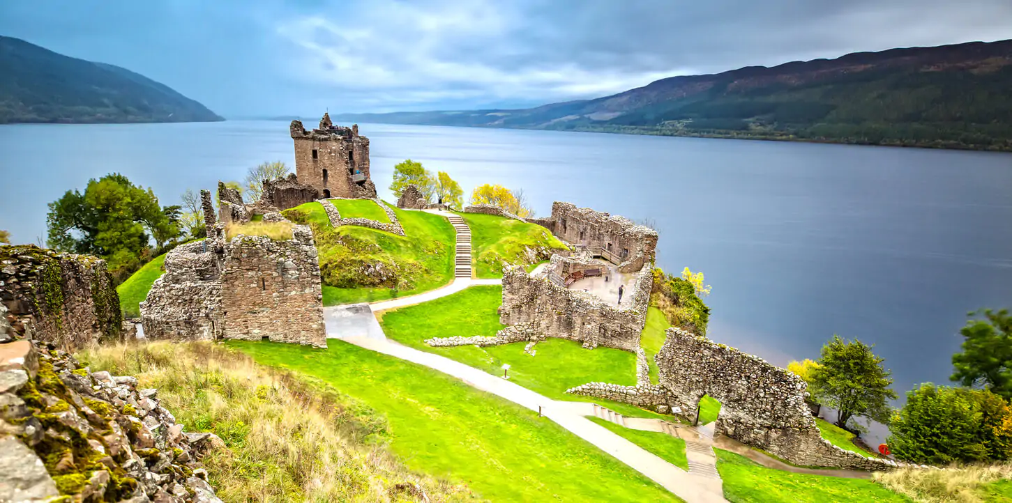 Urquhart Castle on Loch Ness