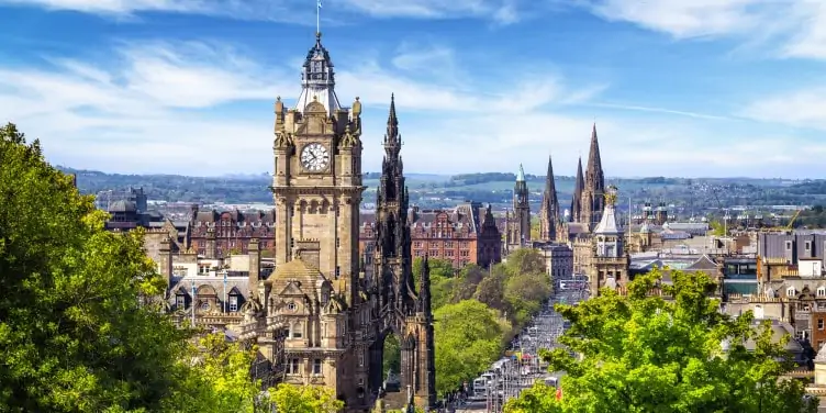 View of Edinburgh from Carlton Hill