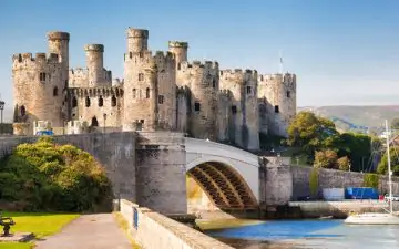 an image of Conwy Castle in Wales