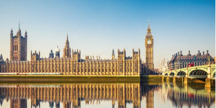 an image of the Palace of Westminster, part of a World Heritage Site