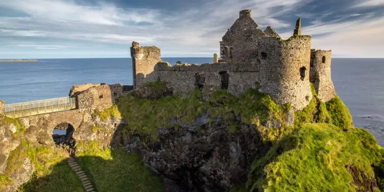 Dunluce Castle in Northern Ireland