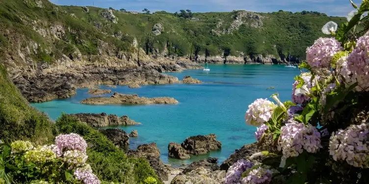 Moulin Huet Bay in St Martins