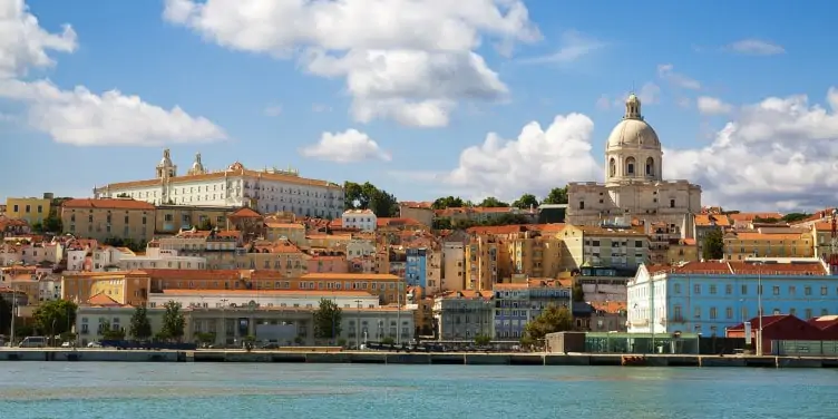 View of Lisbon from the Tagus River