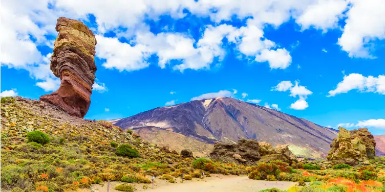 an image of Roques de Garcia formation in Teide National Park