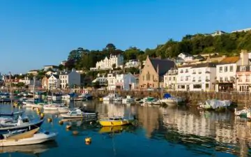 Saint Aubin village in Jersey