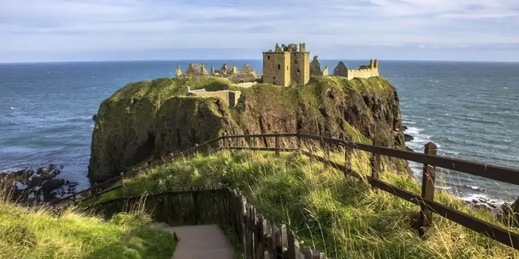 Dunnottar Castle in Stonehaven Aberdeenshire