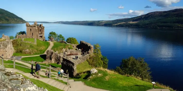 Urquhart Castle in Scotland