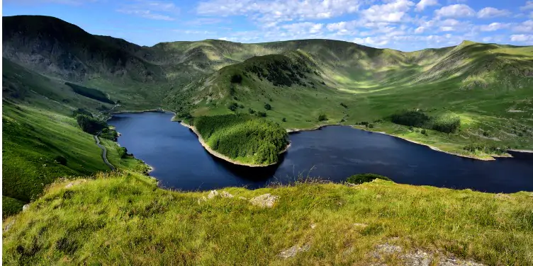 an image of Haweswater in the Lake District 