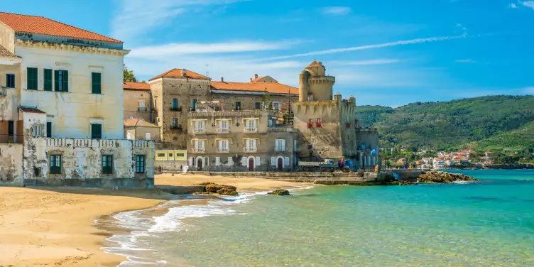 The village of Santa Maria di Castellabate on the Cilento coast