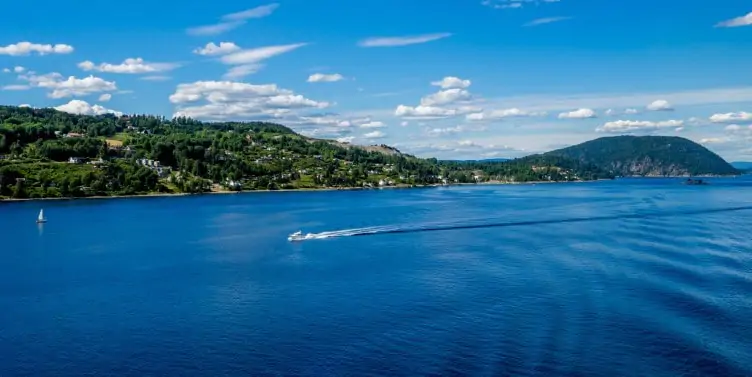 Panoramic view of the Oslofjord