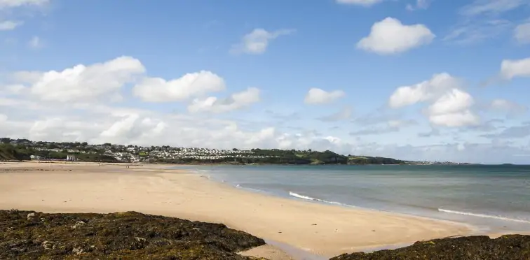 Alt Benllech beach on the island of Anglesey in North Wales