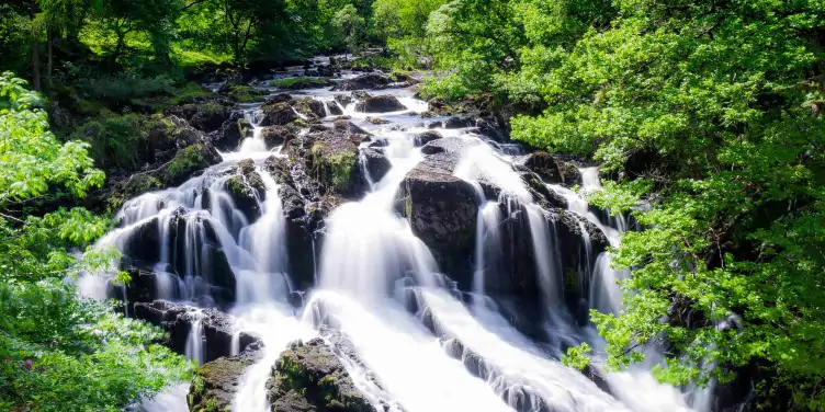 Swallow Falls in Betws-y-Coed, North Wales 