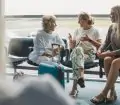 women in airport