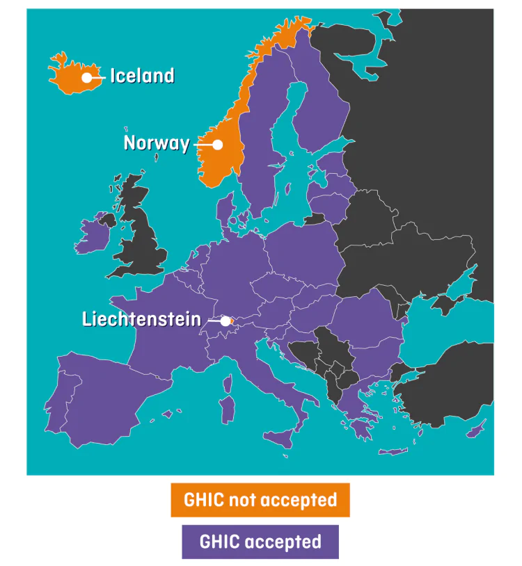 GHIC map