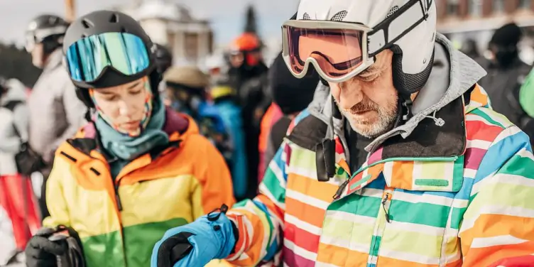 over 50 man does ski lessons