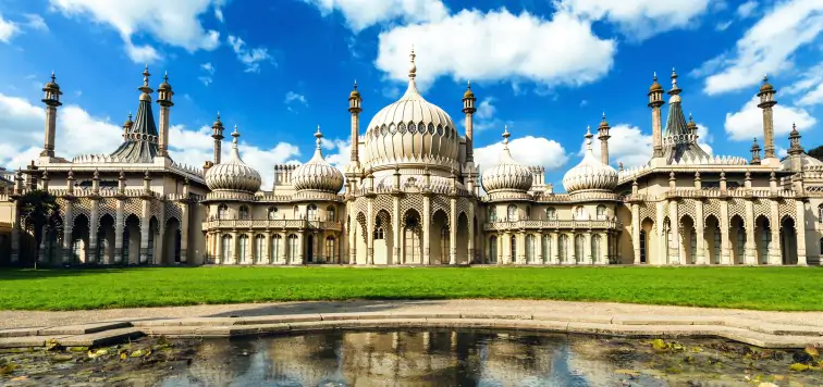 Sunny day in Brighton, England